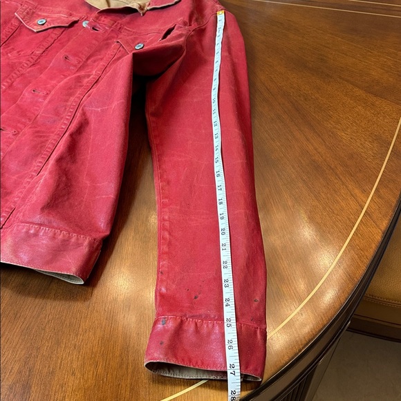 Robin’s Jean Red Denim Jacket | Real American Jeans USA | Men’s Designer Jacket - Picture 8 of 12